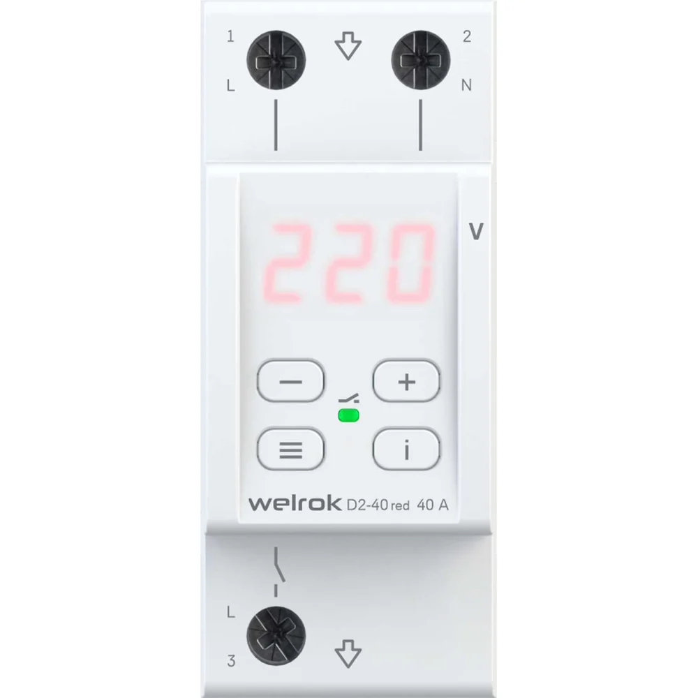 Реле напряжения Welrok D2-40