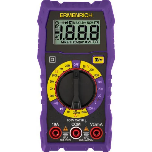 Мультиметр цифровой ERMENRICH Zing TC07