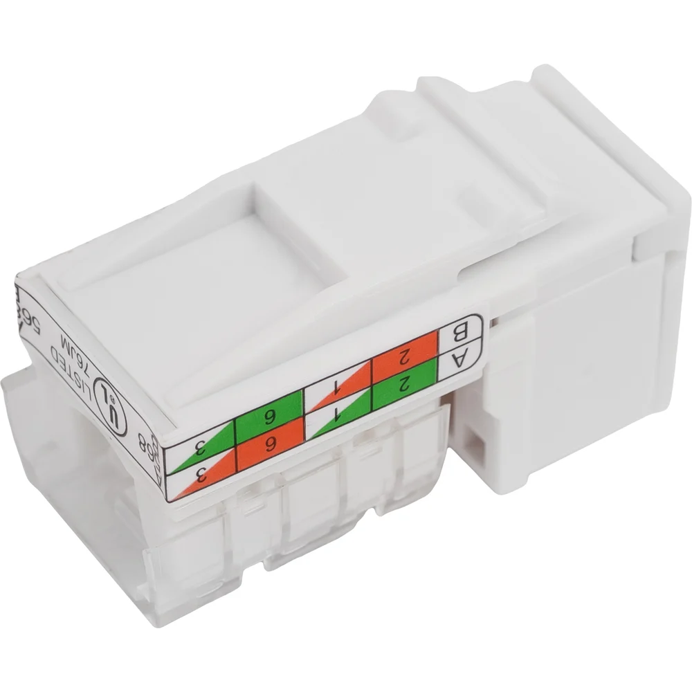 Механизм розетки компьютерной RJ-45 кат 5е UTP модуль 8 контактов Gigant RJ-45