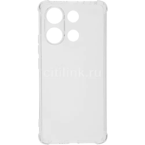 Чехол (клип-кейс) BORASCO Bumper Case, для Xiaomi Redmi Note 13 4G, противоударный, прозрачный [73002]