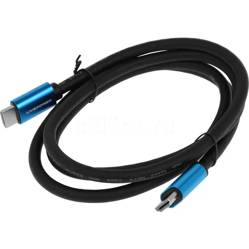 Кабель аудио-видео PREMIER 11236, HDMI (m) - HDMI (m), ver 2.0, 1.5м, GOLD, черный