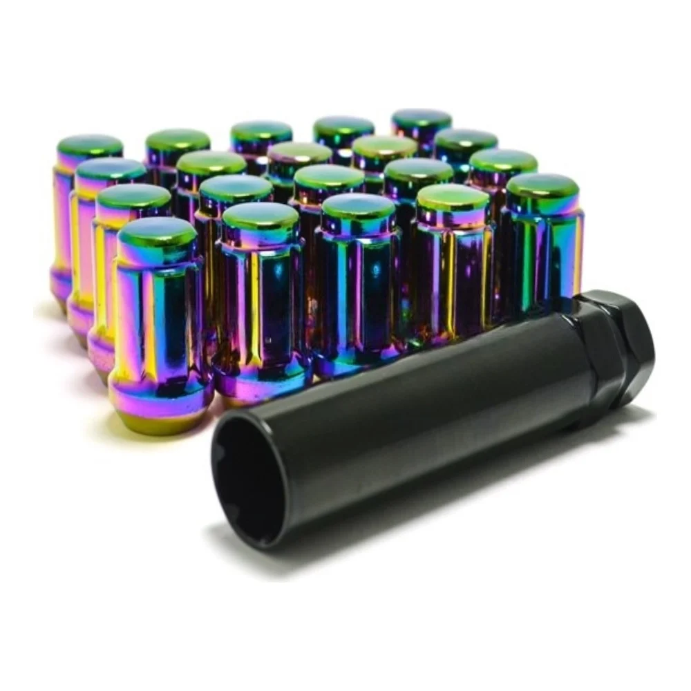 Комплект гаек М12x1.25 Радужный 20 шт ключ 6-шлицевой STARLEKS KK911144SD/PH