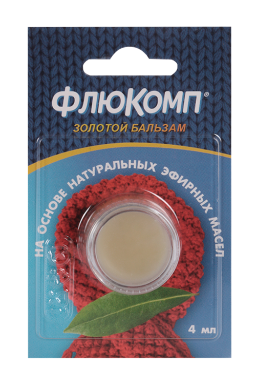Золотой бальзам Флюкомп, 4 мл