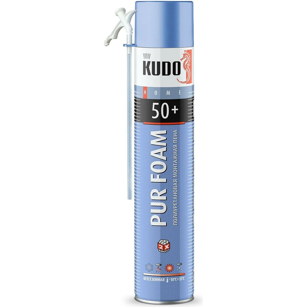 Полиуретановая монтажная бытовая всесезонная пена KUDO KUPH10U50