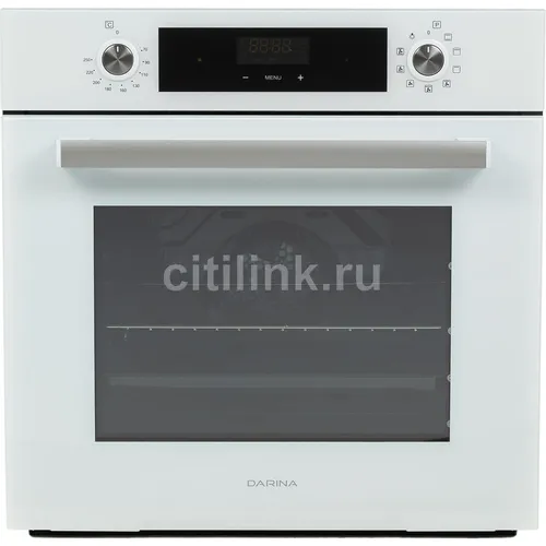 Духовой шкаф электрический Darina 0V5 BDE 112 708 W1, 65л, дверца с 3 стеклами, белый