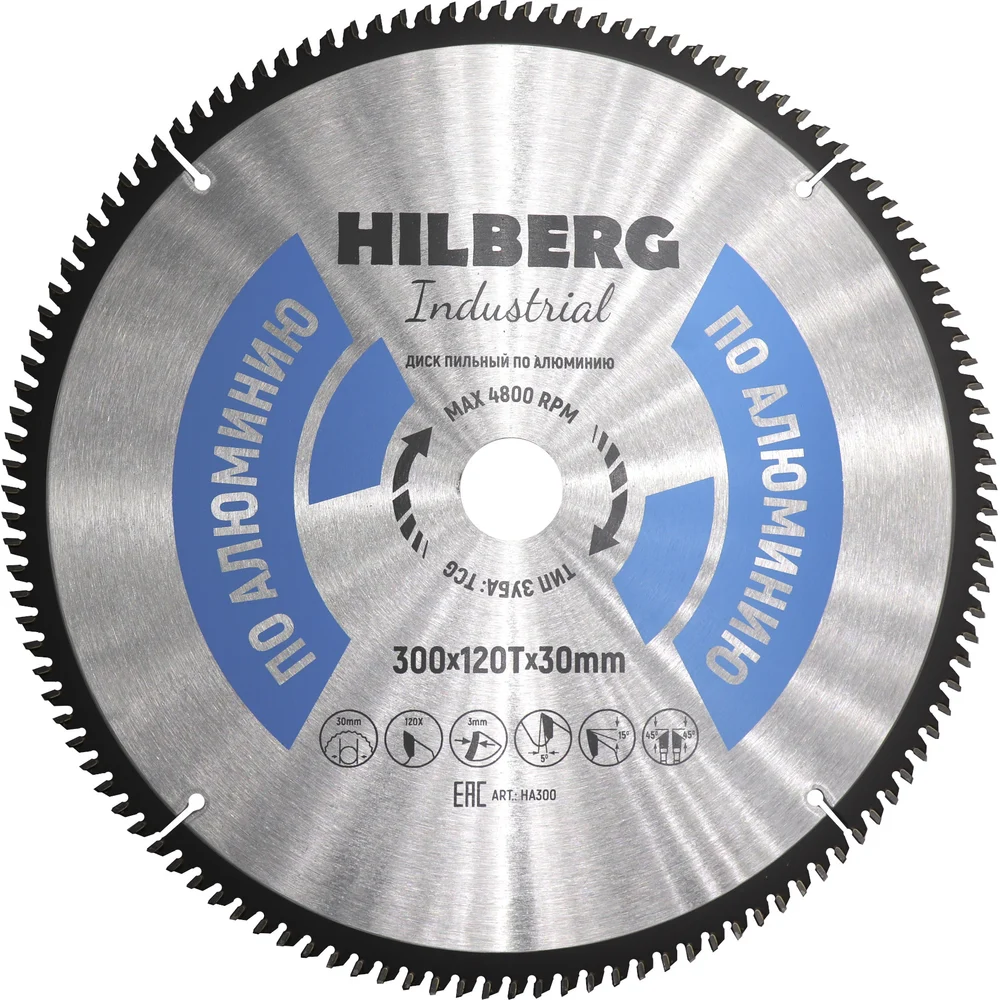 Диск пильный Hilberg Industrial HA300