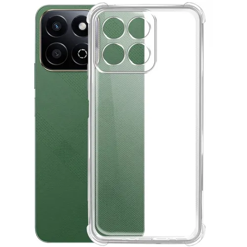 Чехол (клип-кейс) BORASCO Bumper Case, для Honor X7c, противоударный, прозрачный [73872]