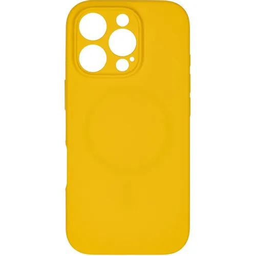 Чехол (клип-кейс) ZIBELINO Hard Case, для Apple iPhone 16 Pro, желтый [zhc-apl-16-pro-ms-cam-yel]