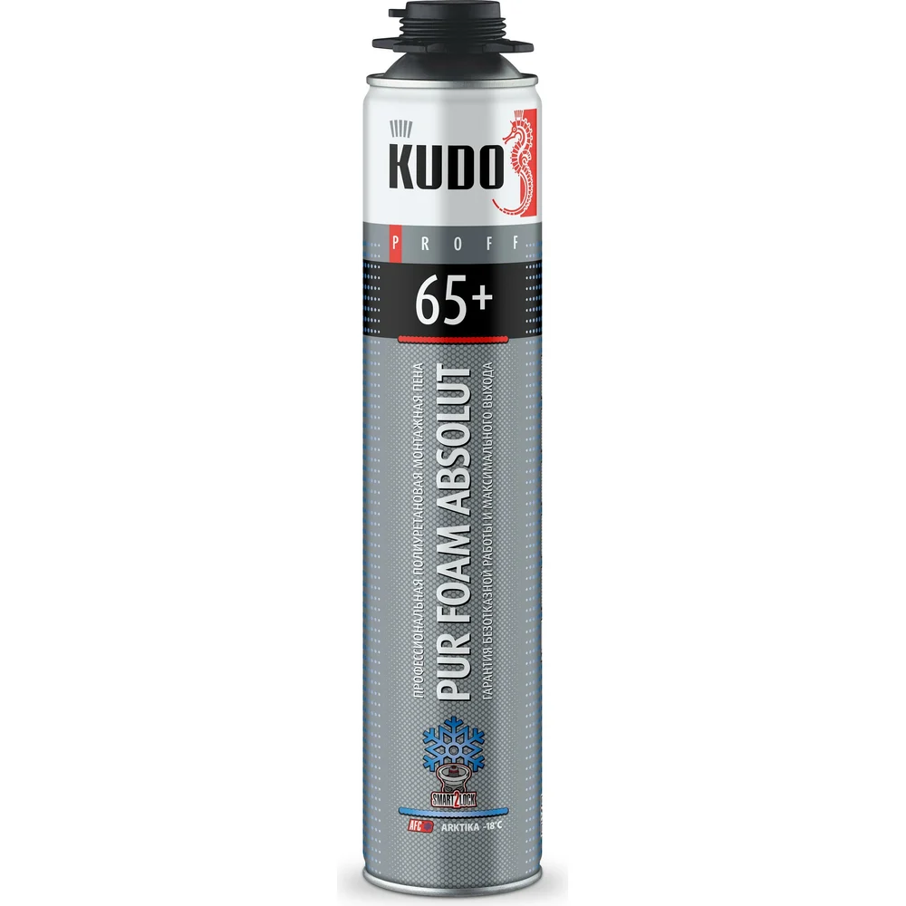 Полиуретановая монтажная пена KUDO PROFF ARKTIKA KUPP10W65