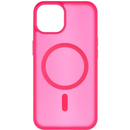 Чехол (клип-кейс) ZIBELINO Matte Shield, для Apple iPhone 15, противоударный, фуксия [zms-apl-15-msd-fuc]
