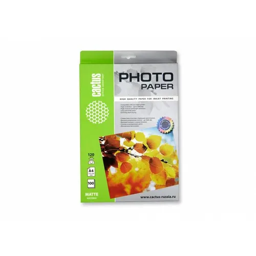 Фотобумага для струйной печати Cactus CS-MA4120100