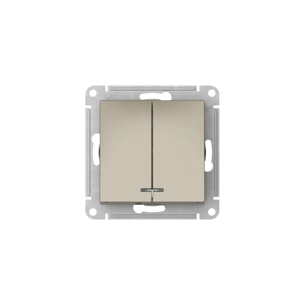 Механизм 2-клавишного выключателя Systeme Electric ATLASDESIGN ATN000553S