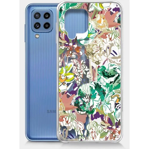 Чехол (клип-кейс) BORASCO ArtWorks, для Samsung Galaxy M32, прозрачный/рисунок [51428]