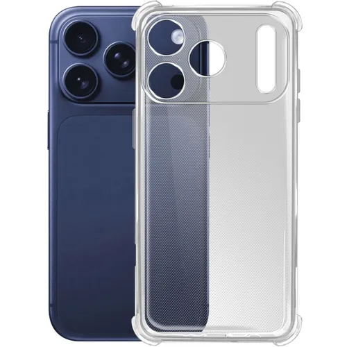 Чехол (клип-кейс) BORASCO Bumper Case, для Apple iPhone 17 Pro Max, противоударный, прозрачный [75813]