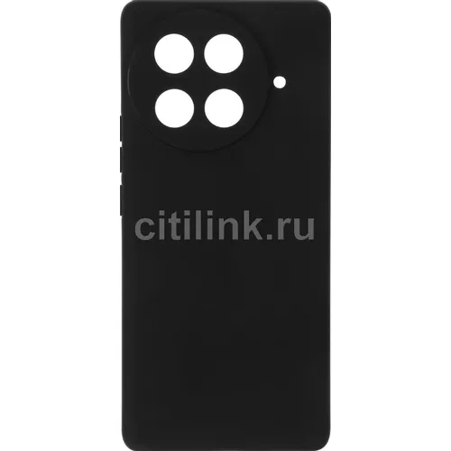 Чехол (клип-кейс) BORASCO Silicone Case, для Tecno Camon 30S Pro, черный [73814]