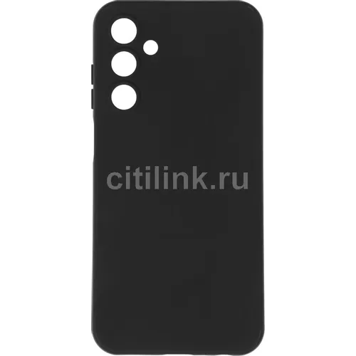 Чехол (клип-кейс) BORASCO Silicone Case, для Samsung Galaxy A25, черный [72889]