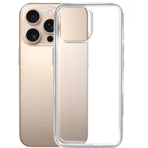 Чехол (клип-кейс) BORASCO Silicone Case, для Apple iPhone 16 Pro, прозрачный [73518]