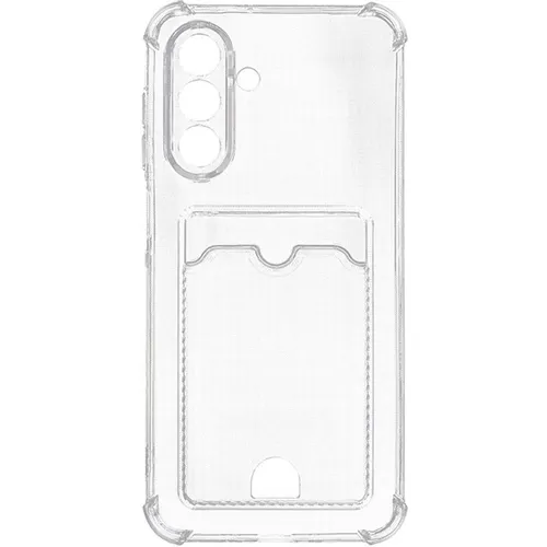 Чехол (клип-кейс) ZIBELINO Silicone Card Holder, для Samsung Galaxy A17, прозрачный [zsch-sam-a176-cam-trn]