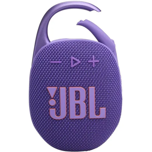 Колонка портативная JBL Clip 5, 7Вт, пурпурный