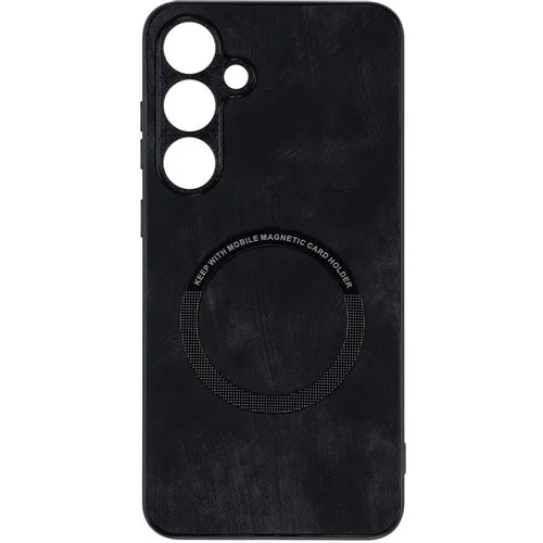 Чехол (клип-кейс) ZIBELINO Premium, для Samsung Galaxy S25+, черный [zmp-sam-s25-pl-blk]