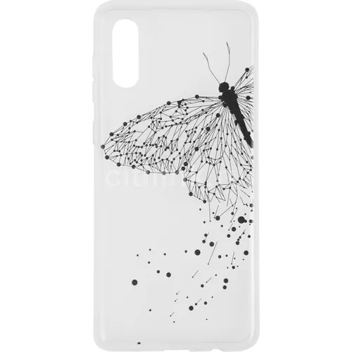 Чехол (клип-кейс) BORASCO ArtWorks, для Samsung Galaxy A02, прозрачный/рисунок [51365]