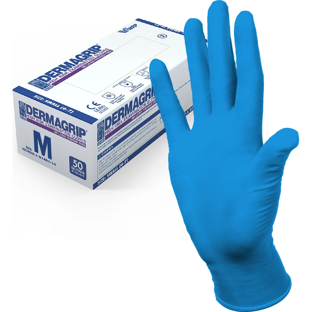 Латексные перчатки Dermagrip HIGH RISK CT0000000686
