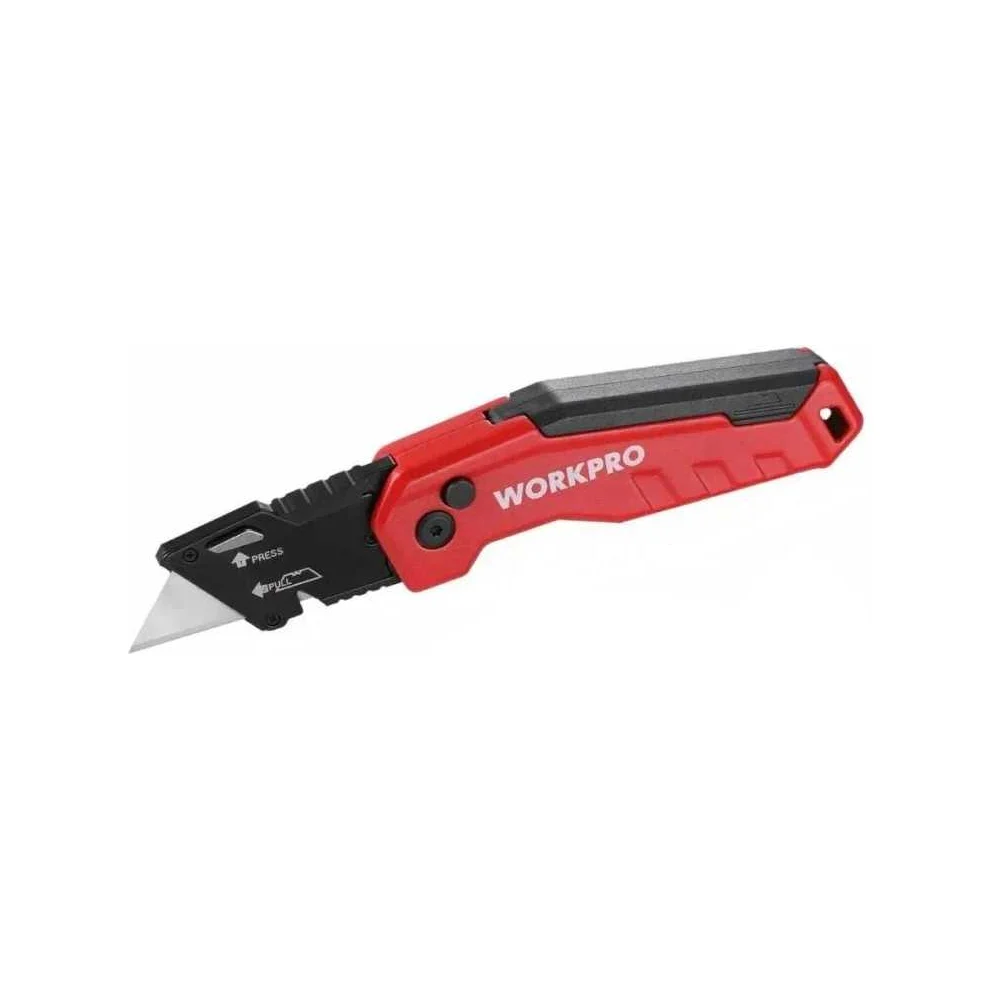 Нож алюминиевый складной WORKPRO WP211026