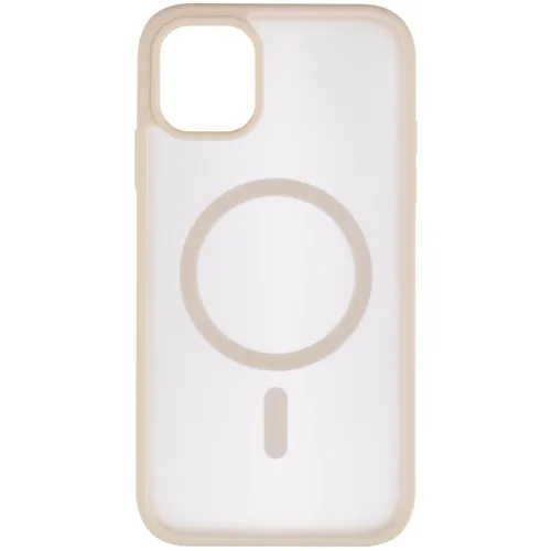 Чехол (клип-кейс) ZIBELINO Matte Shield, для Apple iPhone 11, противоударный, молочный [zms-apl-11-msd-mlk]