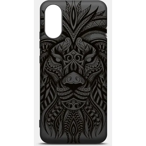 Чехол (клип-кейс) BORASCO ArtWorks, для ZTE Blade A31 Plus, черный/рисунок [51212]
