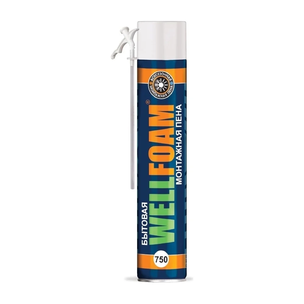 Пена полиуретановая монтажная WELLFOAM WF750B