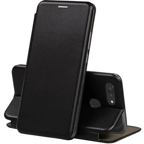 Чехол (флип-кейс) ZIBELINO Book, для Oppo A12, черный [zb-op-a12-blk]