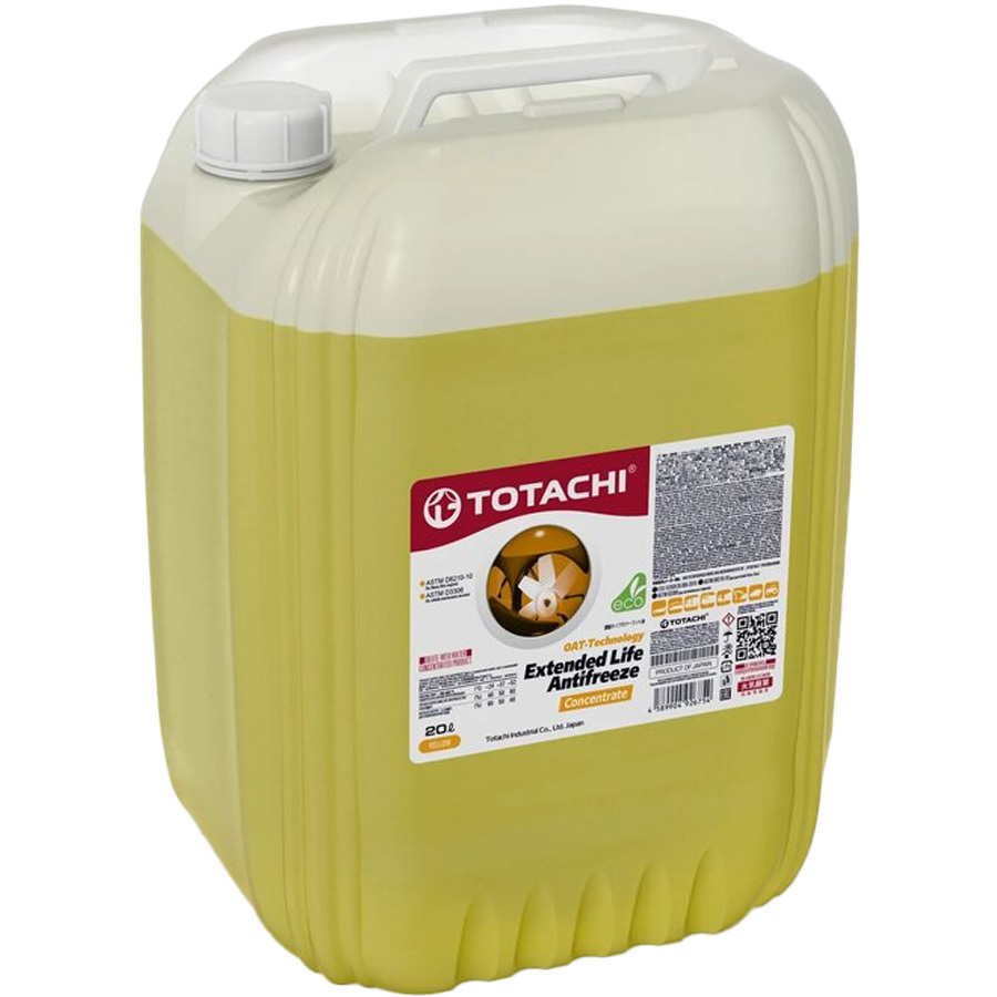 Антифриз Totachi Extended Life Antifreeze желтый 20л