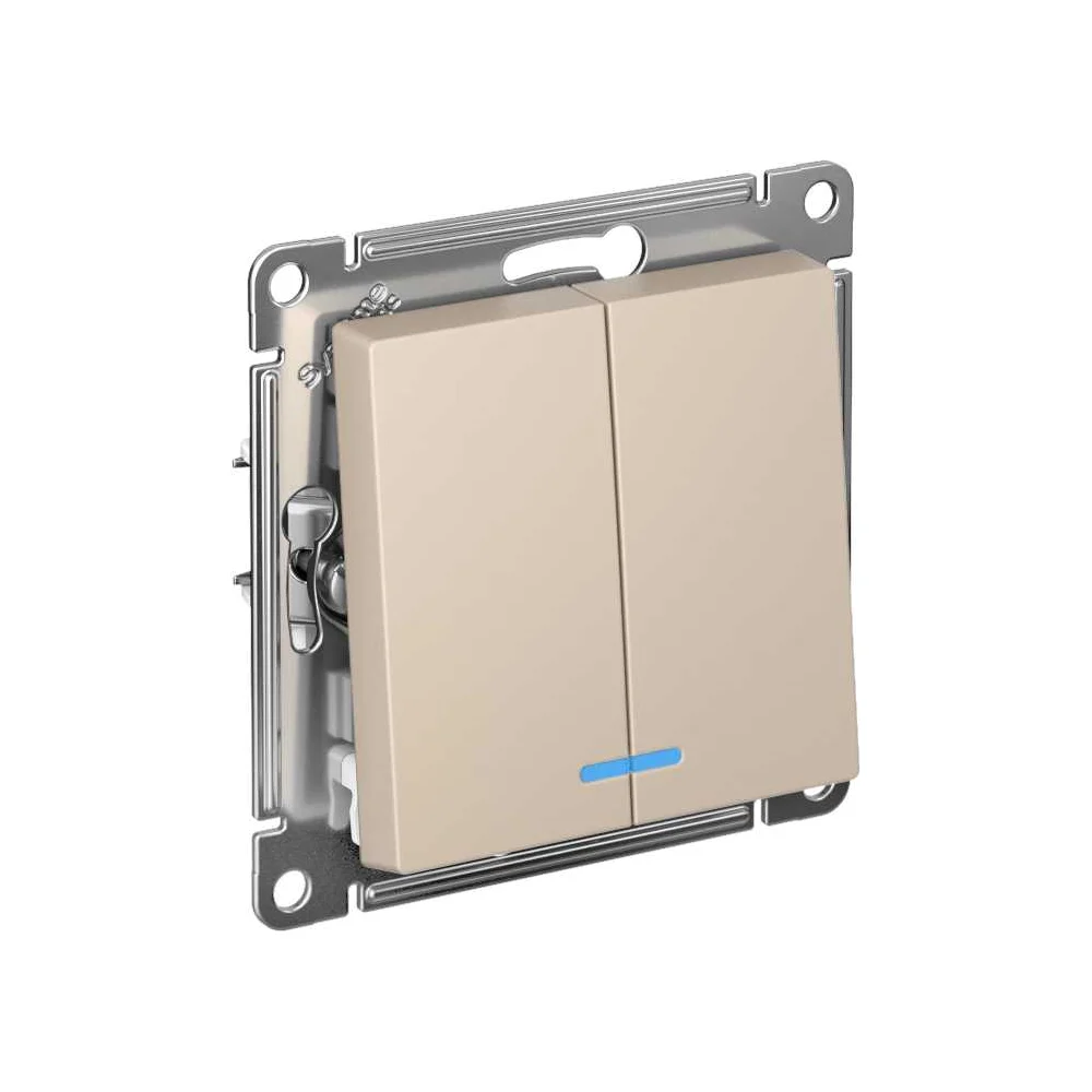 2-клавишный выключатель Systeme Electric Atlasdesign ATN001253