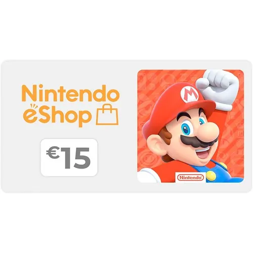 Пополнение игровой валюты Nintendo eShop 15 EUR, регион: Европа