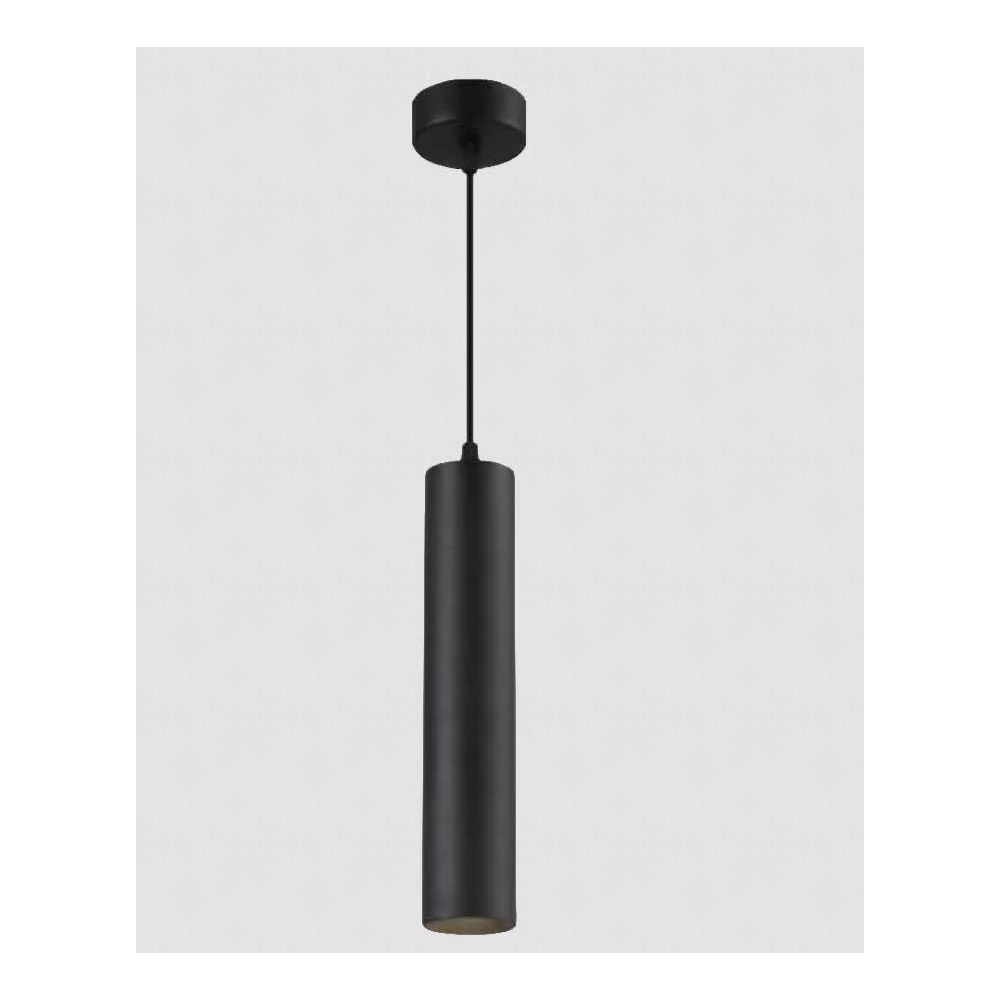 Светильник потолочный MAXLIGHT CAST 220 алюминиевое литье, E27, ЧЕРНЫЙ, Φ50*195mm 00-00001272