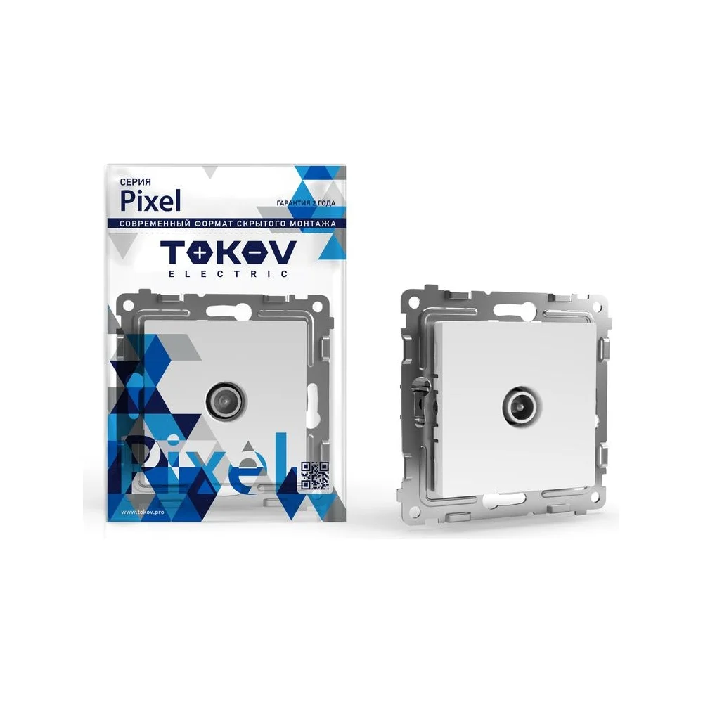 Розетка TV TOKOV ELECTRIC Pixel TKE-PX-A1O-C01