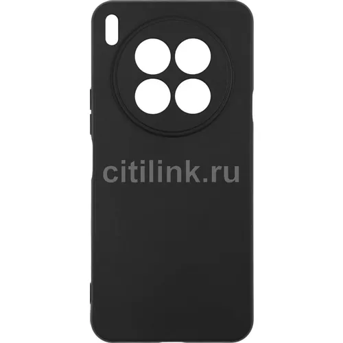 Чехол (клип-кейс) BORASCO Silicone Case, для Tecno Camon 40 Premier, черный [75234]