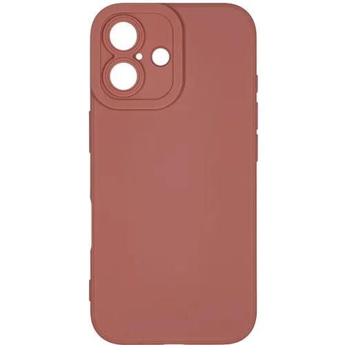Чехол (клип-кейс) ZIBELINO TPU Matte, для Apple iPhone 16, розовый [ztmf-apl-16-pu-pnk]