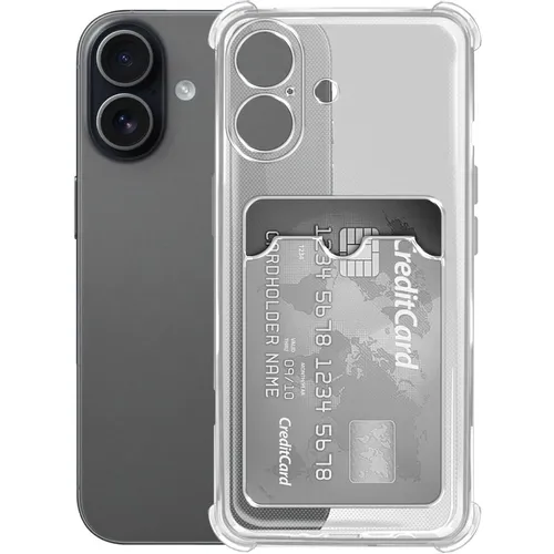 Чехол (клип-кейс) BORASCO Bumper Case, для Apple iPhone 17, противоударный, прозрачный [75702]