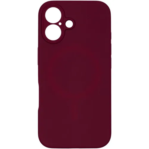 Чехол (клип-кейс) ZIBELINO Hard Case, для Apple iPhone 16, бургунди [zhc-apl-16-ms-cam-brg]