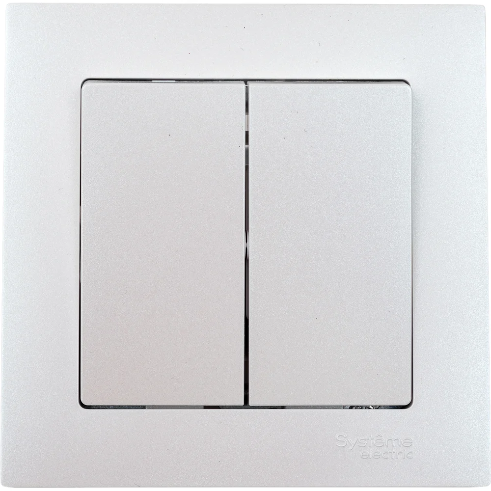 2-клавишный выключатель Systeme Electric AtlasDesign SE ATN000452