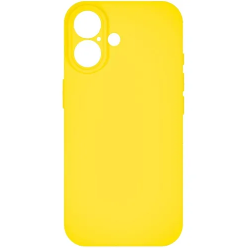 Чехол (клип-кейс) ZIBELINO TPU Matte, для Apple iPhone 16, желтый [zsmf-apl-16-yel]
