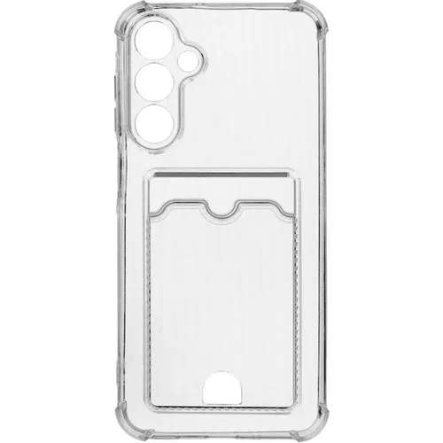 Чехол (клип-кейс) ZIBELINO Silicone Card Holder, для Samsung Galaxy A16 4G, прозрачный [zsch-sam-a166-cam-trn]