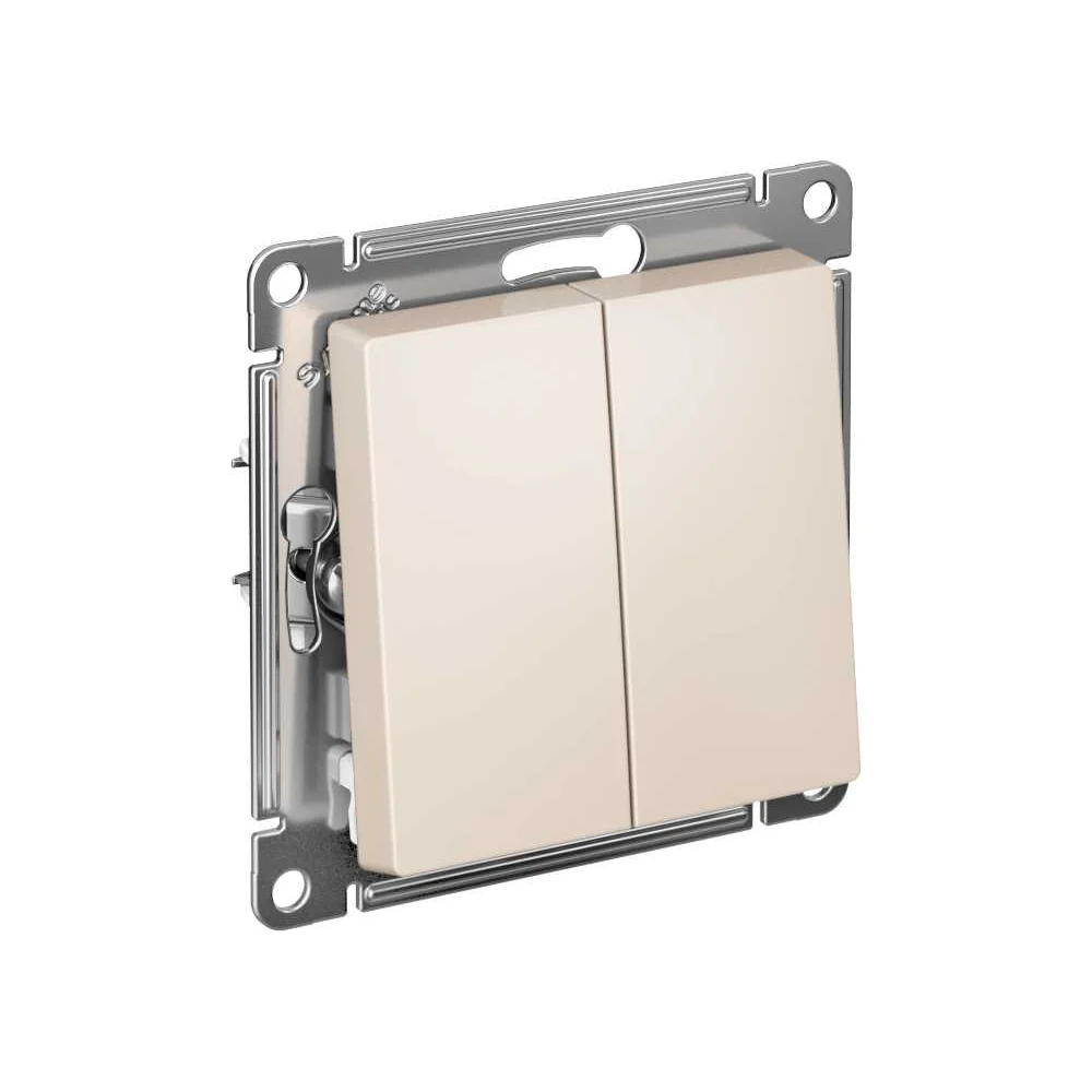 2-клавишный выключатель Systeme Electric Schneider Electric ATLASDESIGN ATN000251