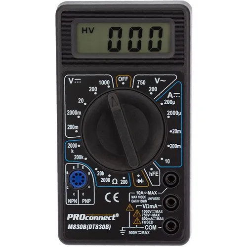Мультиметр цифровой PROCONNECT M830B
