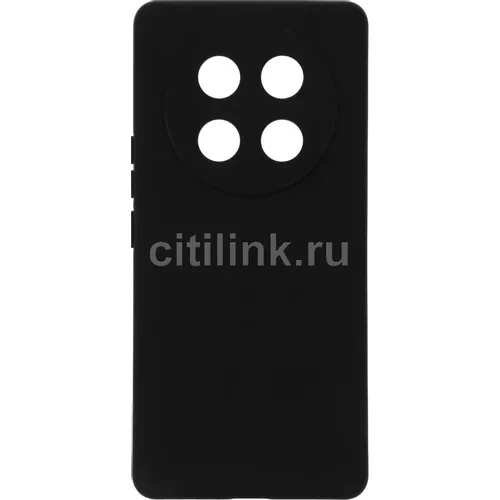 Чехол (клип-кейс) BORASCO Silicone Case, для Honor X9c, черный [74734]