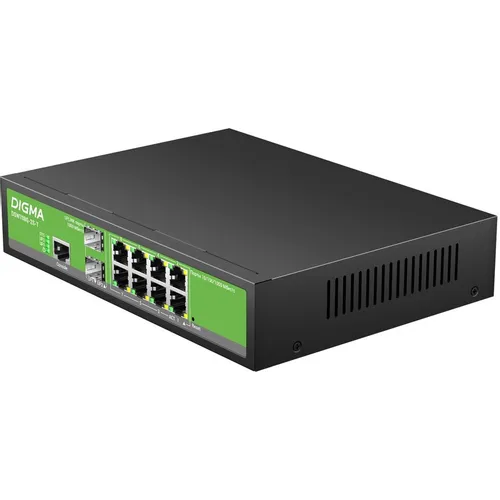 Коммутатор DIGMA DSW708G-2S-T