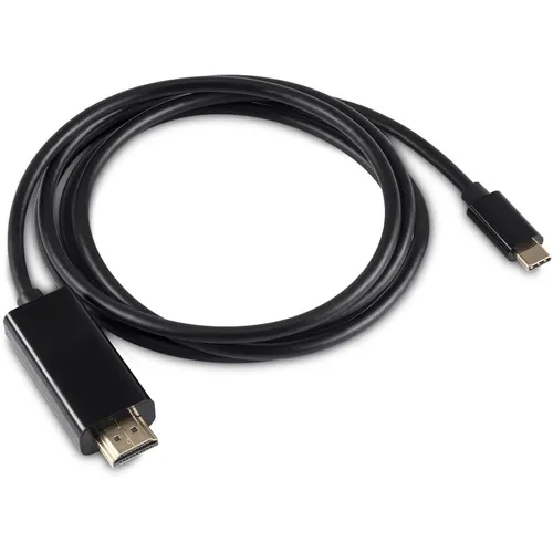 Кабель-переходник аудио-видео Buro USB Type-C (m) - HDMI (m), ver 2.0, 1.5м, черный [bu-typec-hdmi-1.5m]