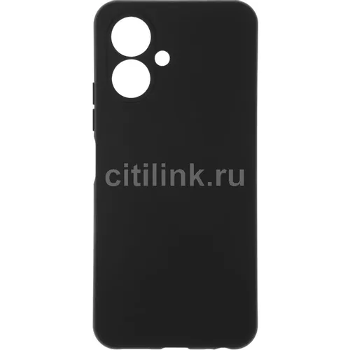 Чехол (клип-кейс) BORASCO Silicone Case, для Tecno Spark Go 2, черный [75391]