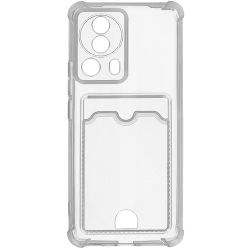 Чехол (клип-кейс) ZIBELINO Silicone Card Holder, для Xiaomi 13 Lite, прозрачный [zsch-xia-13-lite-cam-trn]
